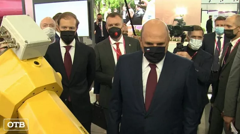 Премьер-министр России Михаил Мишустин посетил ИННОПРОМ