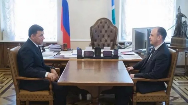 Евгений Куйвашев провёл рабочую встречу с новым прокурором Свердловской области Борисом Крыловым