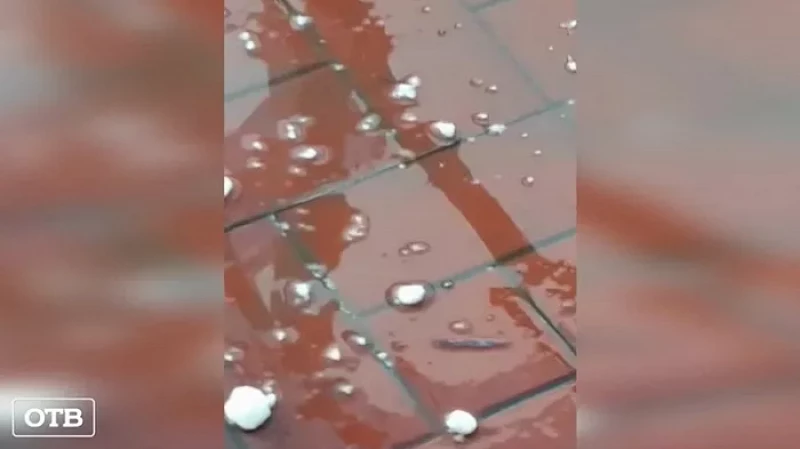 На Свердловскую область обрушился град размером с куриное яйцо