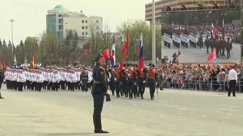 День Победы – 2021: праздничные шествия в Верхней Пышме и Нижнем Тагиле