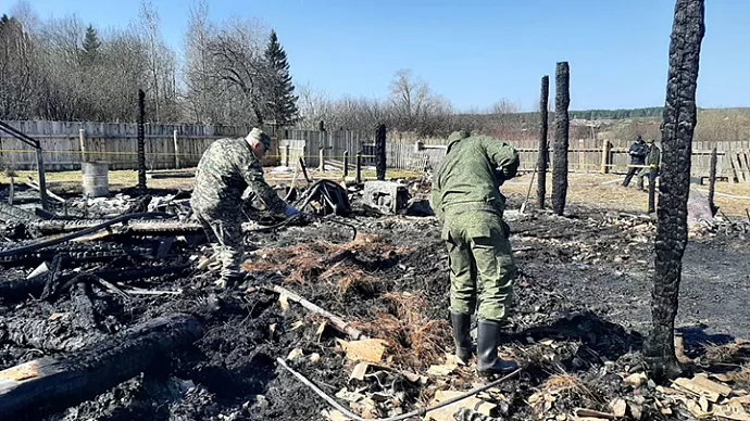 На месте пожара в Бызово найден пятый погибший ребёнок