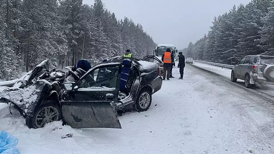Смертельное ДТП под Режом: столкнулись автобус и «Приора»