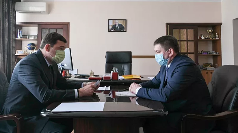 Евгений Куйвашев обсудил с Алексеем Шмыковым развитие Каменска-Уральского