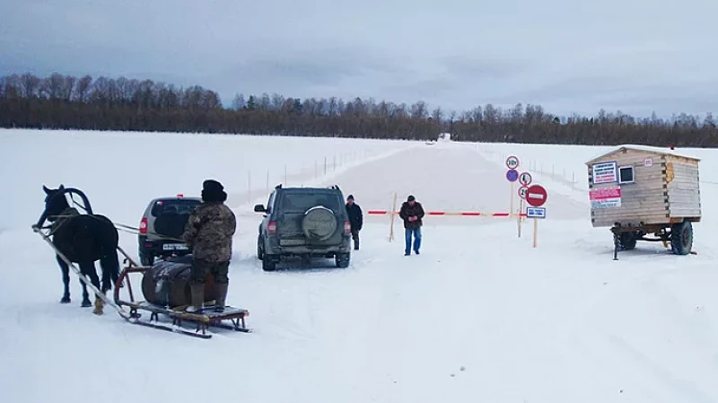 В Свердловской области открыли девять ледовых переправ