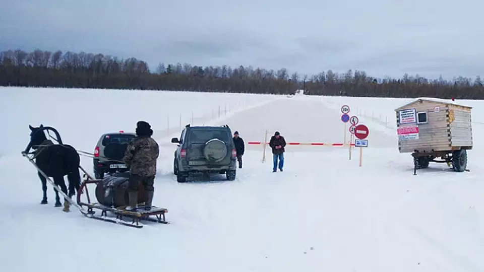 В Свердловской области открыли девять ледовых переправ