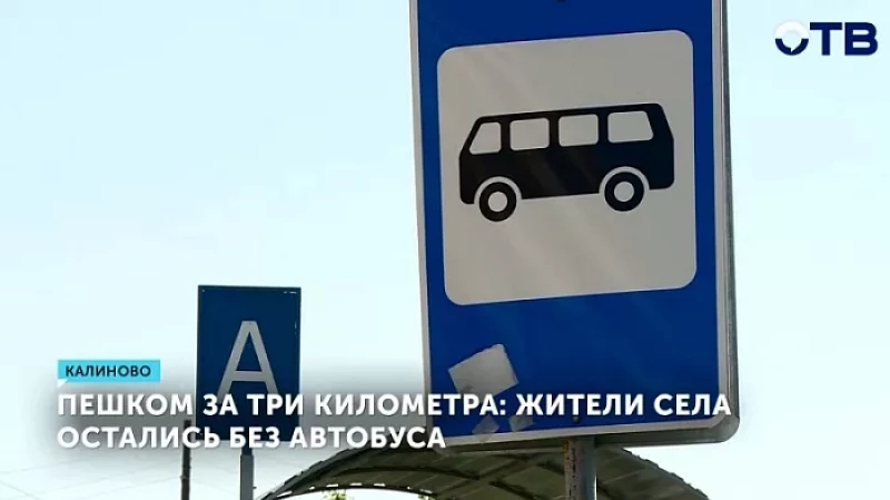 Пешком за три километра: жители села остались без автобуса