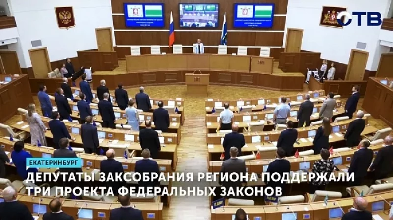 Депутаты Заксобрания региона поддержали три проекта федеральных законов