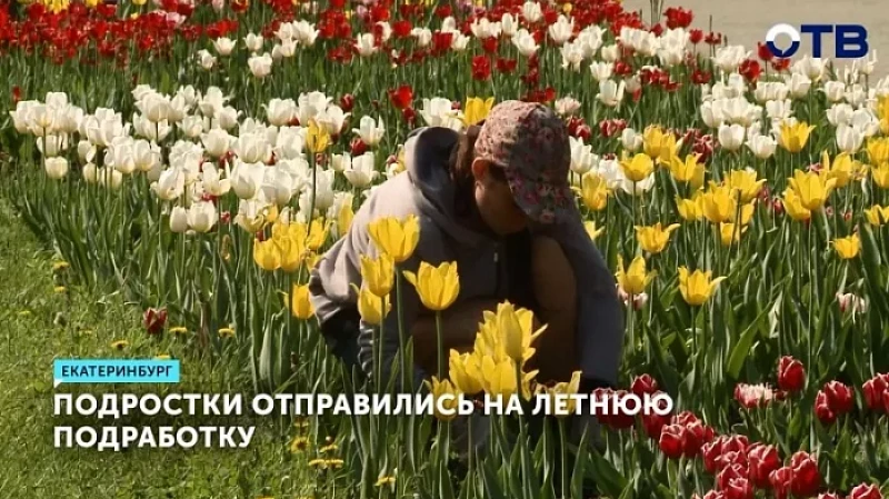 Подростки отправились на летнюю подработку