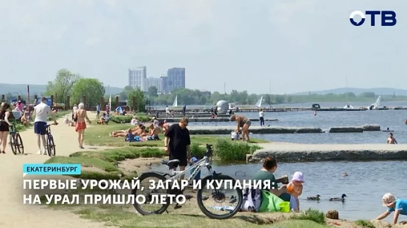 Первые урожай, загар и купания: на Урал пришло лето