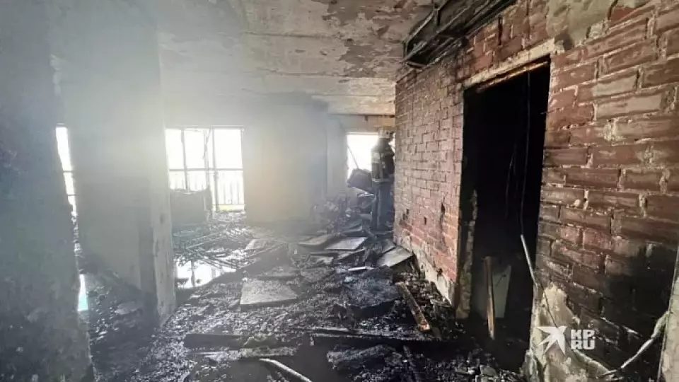 Пожар на Союзной произошел из-за неосторожного обращения с огнем