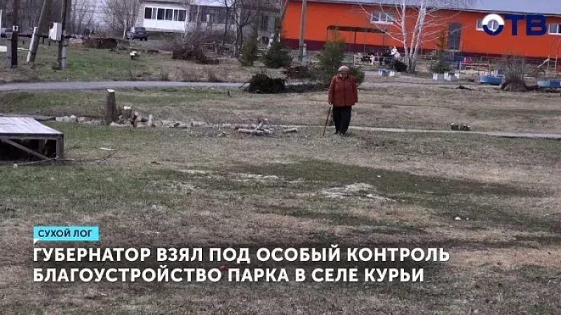Губернатор взял под особый контроль благоустройство парка в селе Курьи