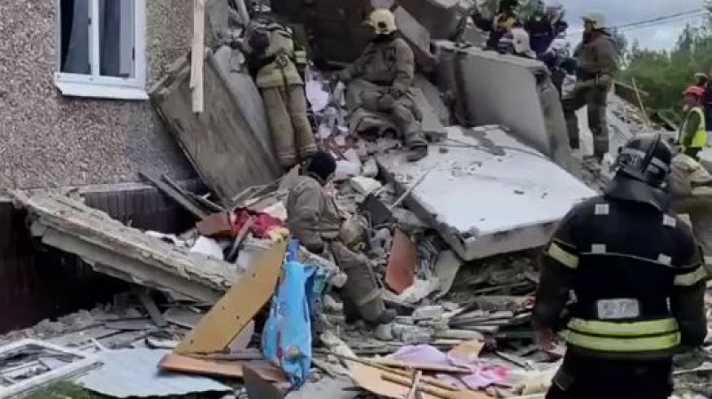 Детский сад около разрушенного дома в Нижнем Тагиле не повреждён