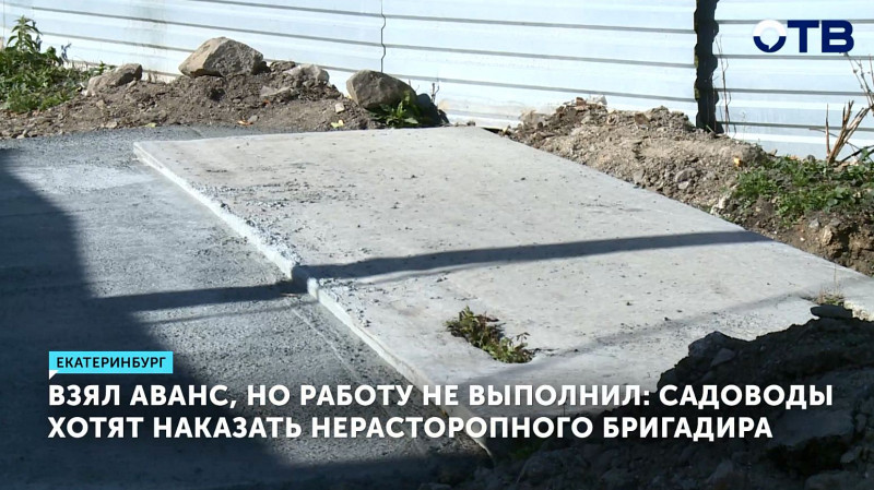 Садоводы хотят наказать нерасторопного бригадира