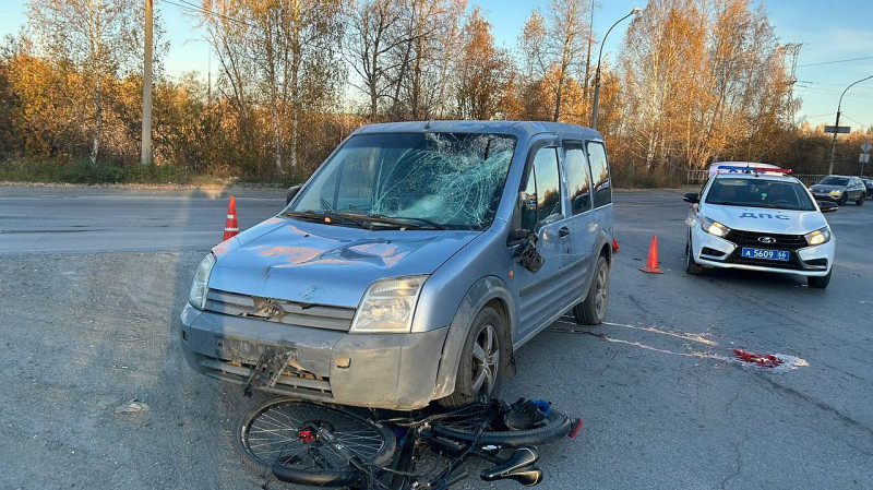 На трассе «Северский-Полевской» под колёсами погиб велосипедист