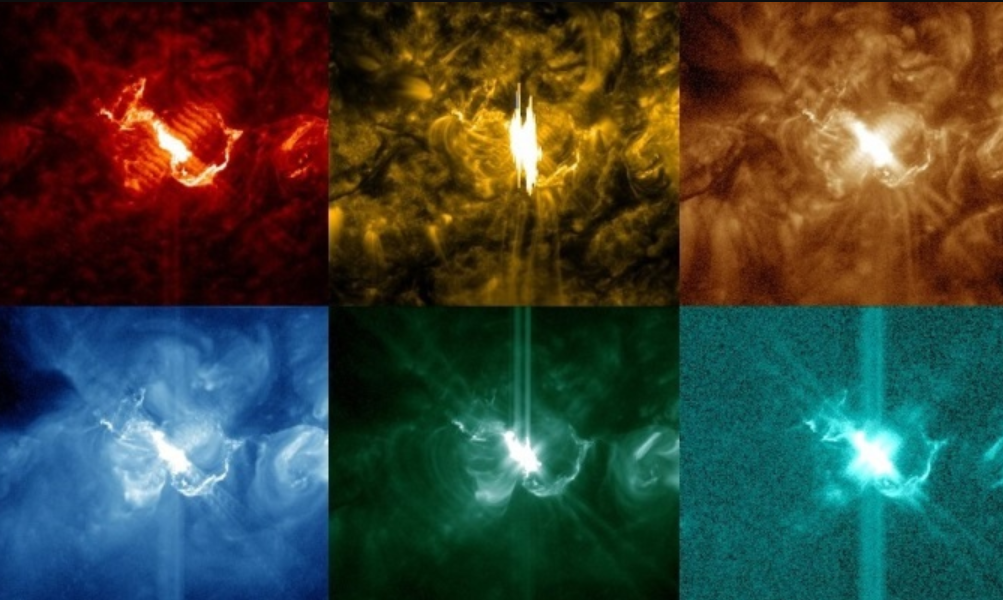 Произошла самая мощная солнечная вспышка за последние семь лет