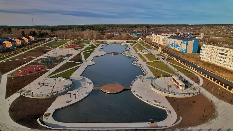 В Волчанске открыли набережную за 463 млн рублей