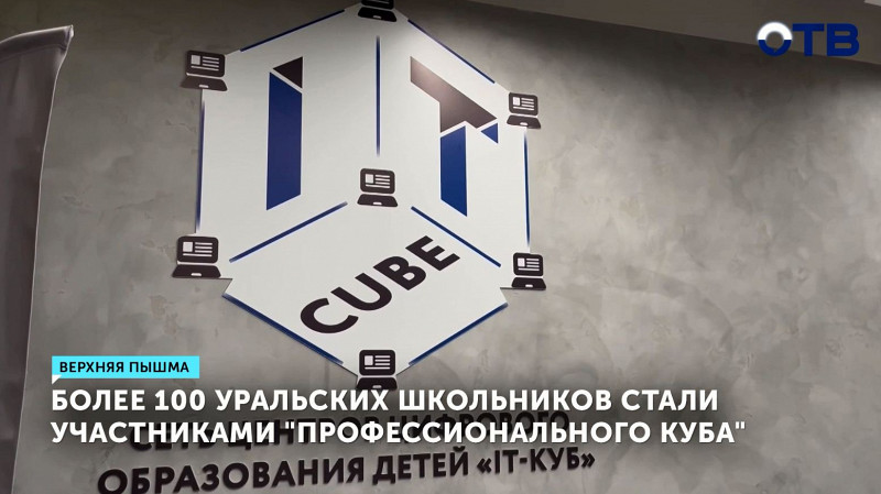 Больше 100 уральских школьников стали участниками «Профессионального куба»