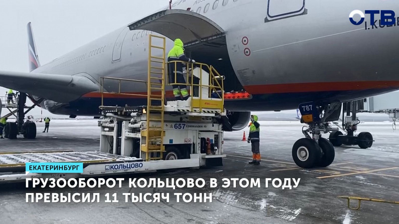 Грузооборот Кольцово в этом году превысил 11 тысяч тонн
