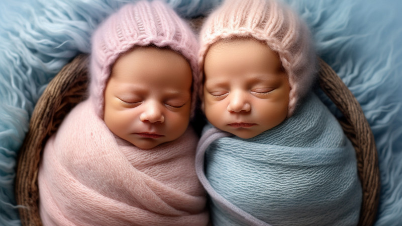 За неделю в области родились 9 пар близнецов
