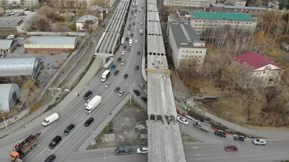 Левая эстакада у «Калины» откроется в начале 2025 года