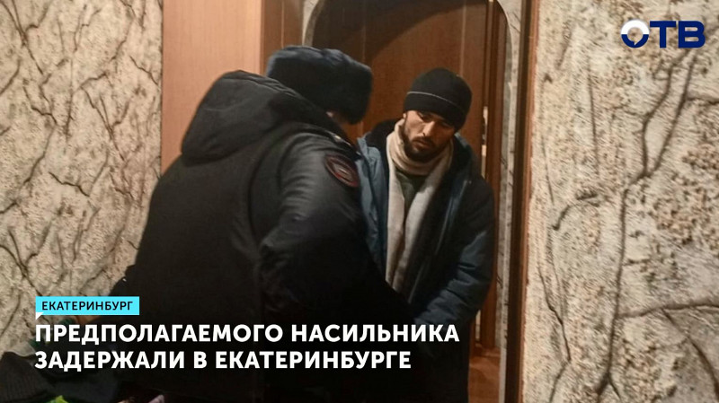 Предполагаемого насильника задержали в Екатеринбурге