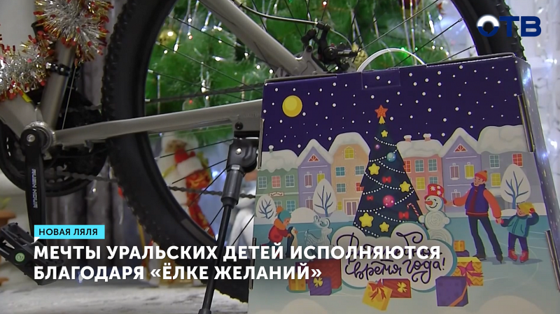 Мечты уральских детей исполняются благодаря «Ёлке желаний»