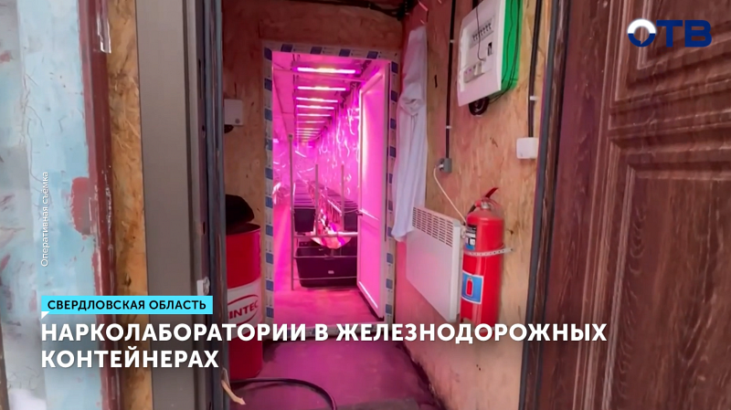 В Екатеринбурге в заброшенных ж/д контейнерах обнаружили нарколабораторию