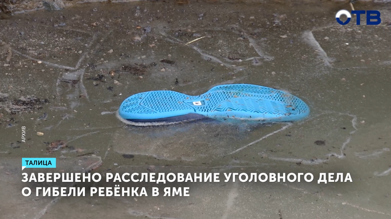 В Талице завершено расследование гибели 9-летнего мальчика