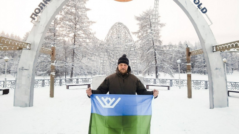 Югорчанин пробежал 50 км в мороз -50°C