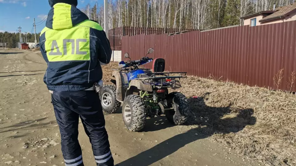 В Берёзовском подросток на квадроцикле сбил женщину с собакой