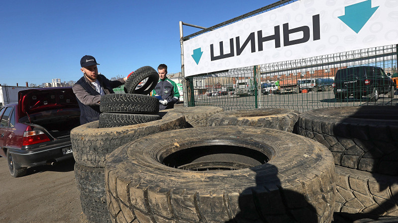 Свердловчане сдали на утилизацию 40 тысяч автошин за год