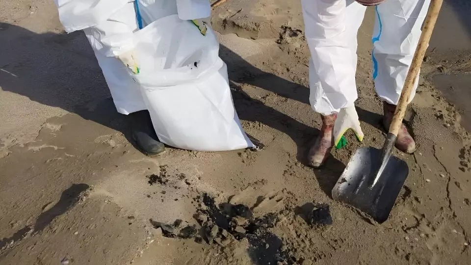 Замазученный песок из Анапы пойдет на строительство дорог