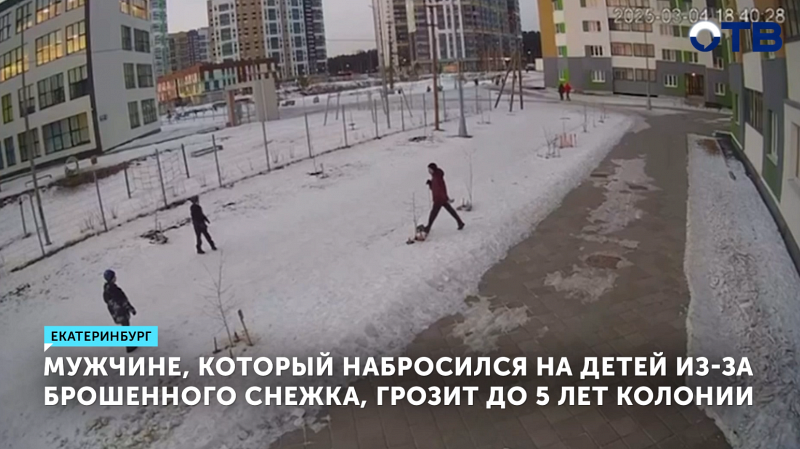 Мужчина в Екатеринбурге может получить 5 лет за нападение на школьников