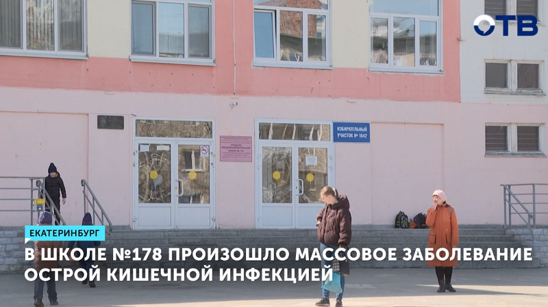 В Екатеринбурге сразу несколько учащихся школы №178 заразились острой кишечной инфекцией