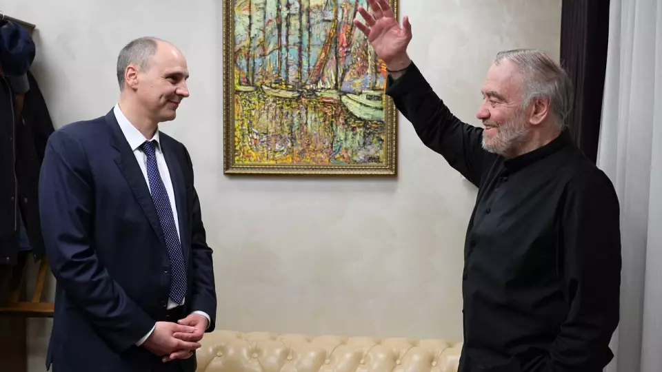 Денис Паслер встретился с известным дирижером Валерием Гергиевым