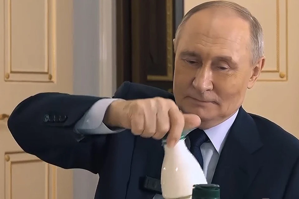 Россияне разобрали кефир, который пьет Путин