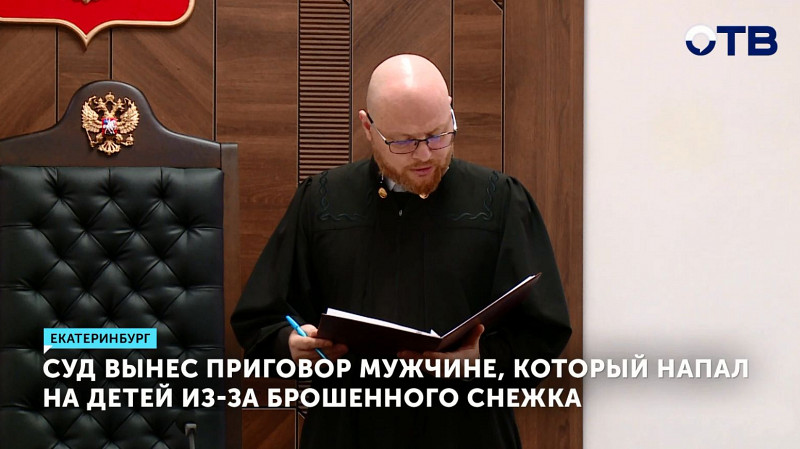 Суд вынес приговор мужчине, который напал на детей из-за брошенного снежка