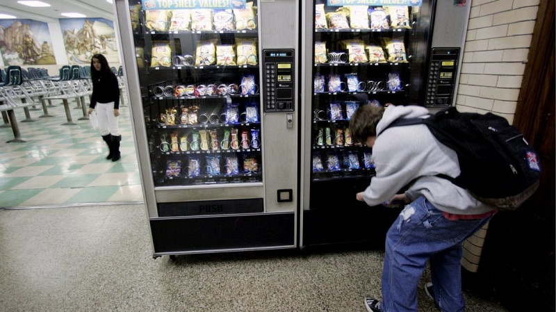 В школах России появятся автоматы с полезной едой