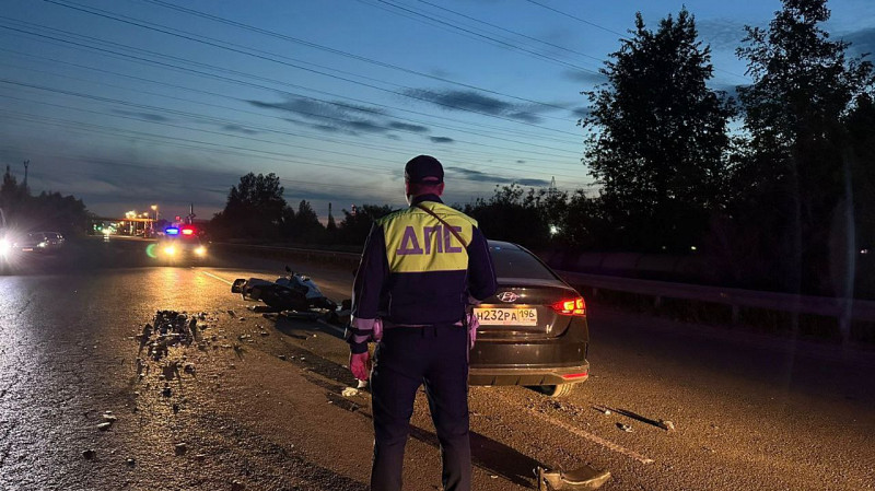 36-летний мотоциклист погиб в ДТП под Среднеуральском