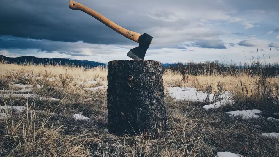 Туляк разгромил топором машину приятеля