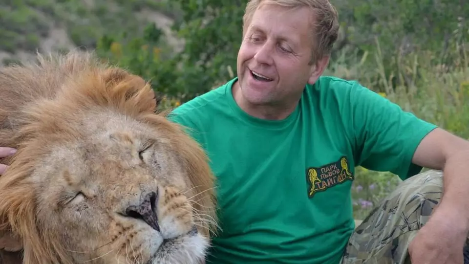 Львы тяжело ранили владельца парка «Тайган» Олега Зубкова