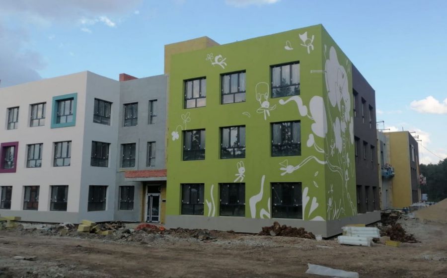 В селе Косулино достраивают новый детский сад на 300 мест