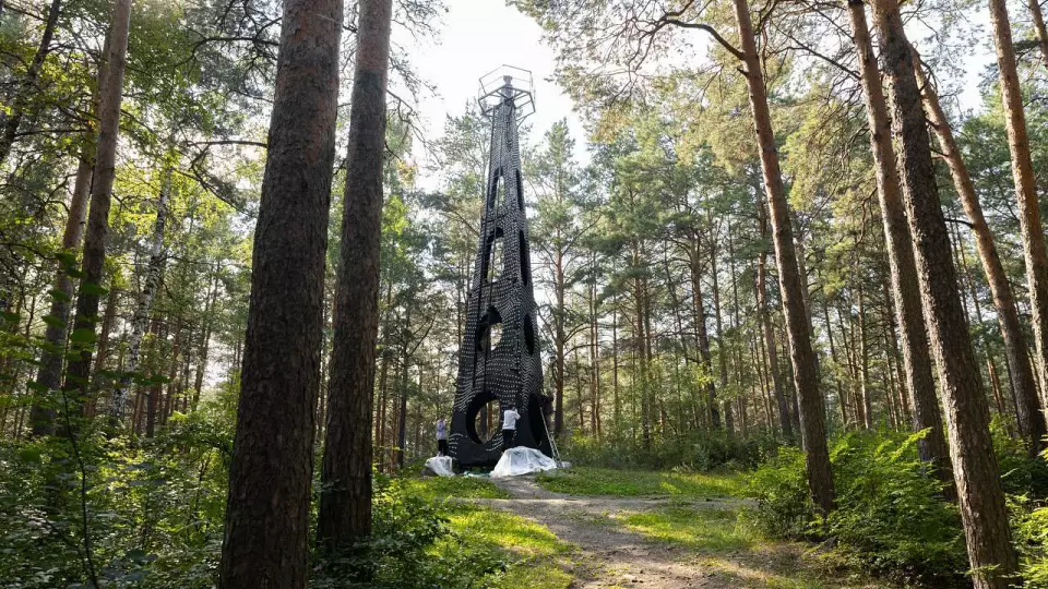 В Шарташском лесопарке восстановили «Радио» Яна Посадского