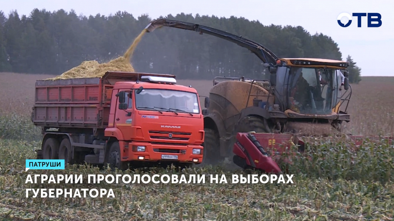 Аграрии Свердловской области проголосовали онлайн во время уборки урожая