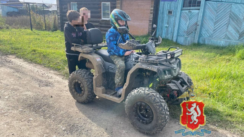 11-летнего ребенка за рулем квадроцикла остановили в Алапаевске