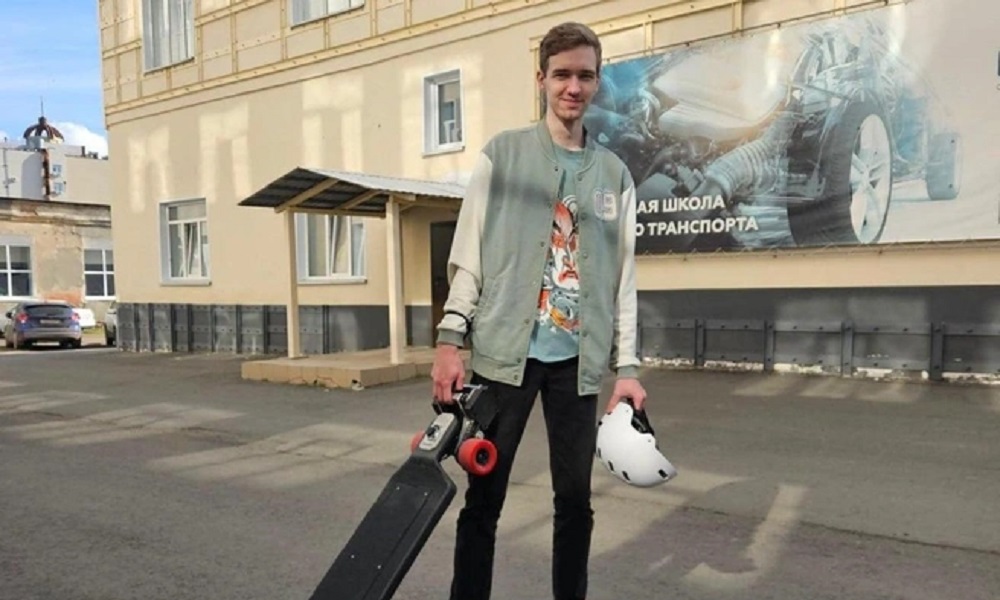 Студент создал инновационный электроскейт с запасом хода 25 км