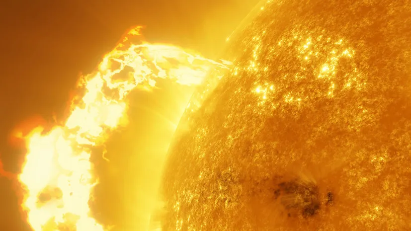 Огромный протуберанец на Солнце может вызвать магнитные бури