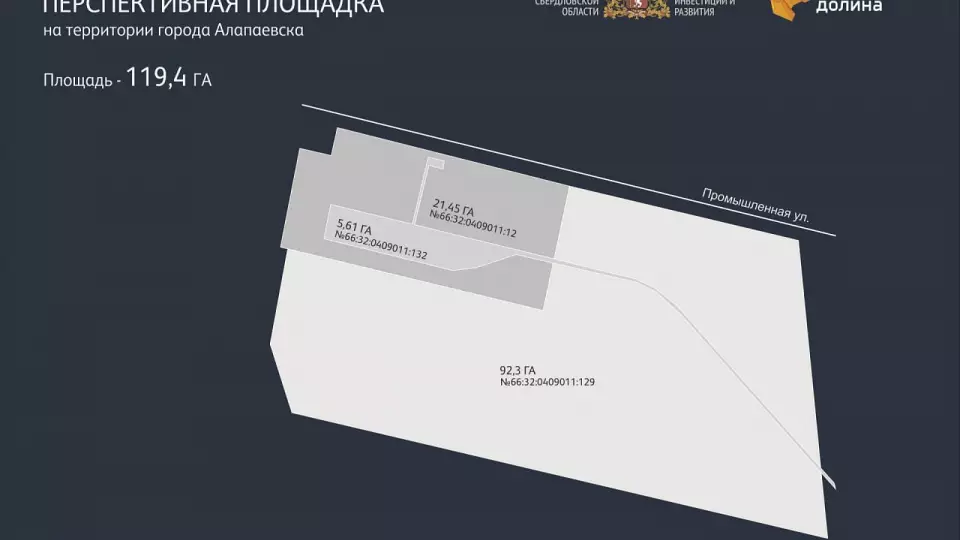 Новая инвестиционная площадка площадью 119,4 га появится в Алапаевске