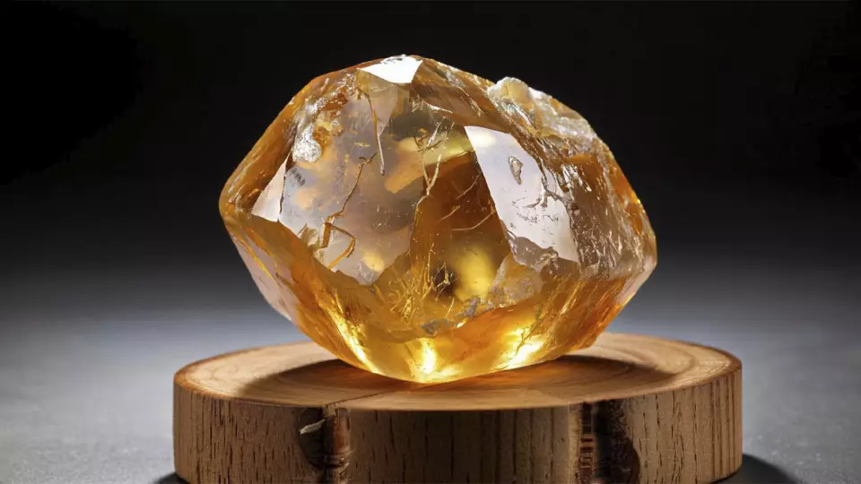 В Калининграде добыли гигантский янтарь весом 2,3 килограмма