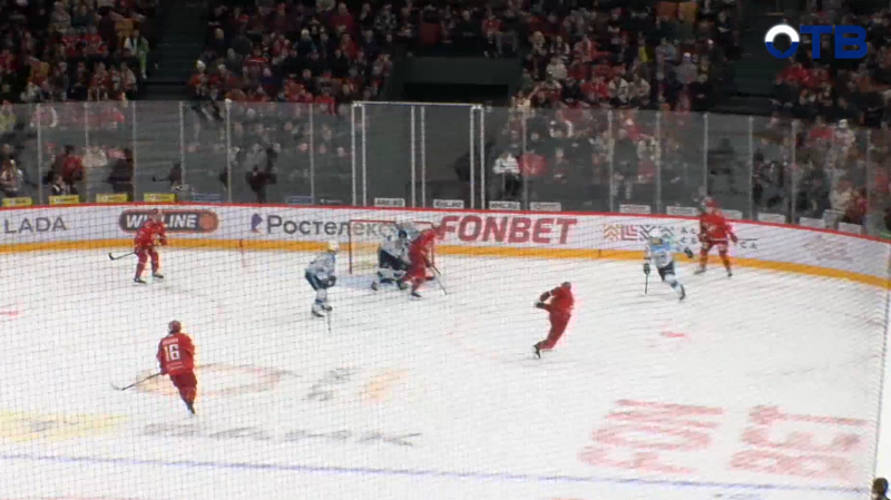 «Автомобилист» разгромил «Сибирь» со счетом 7:1 в КХЛ